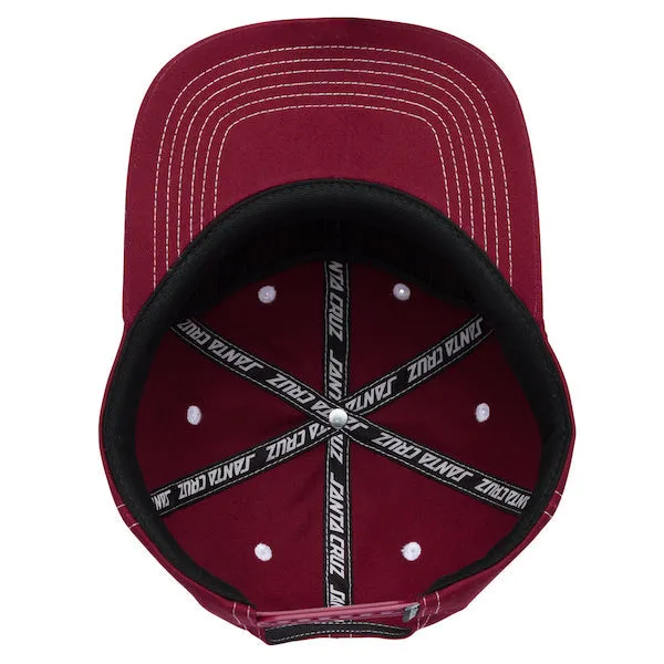 Santa Cruz Travelers Opus Snapback - Burgundy