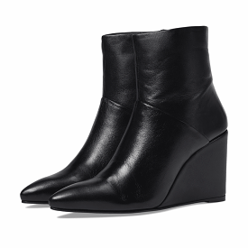 Seychelles Only Girl Wedge Pointed Booties in Black