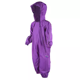 Splashy Purple One-Piece Rain and Mud Suit