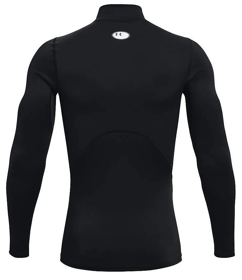 T-Shirt Under Armour ColdGear Armour Compression Mock LS - 001/Black/White - men´s