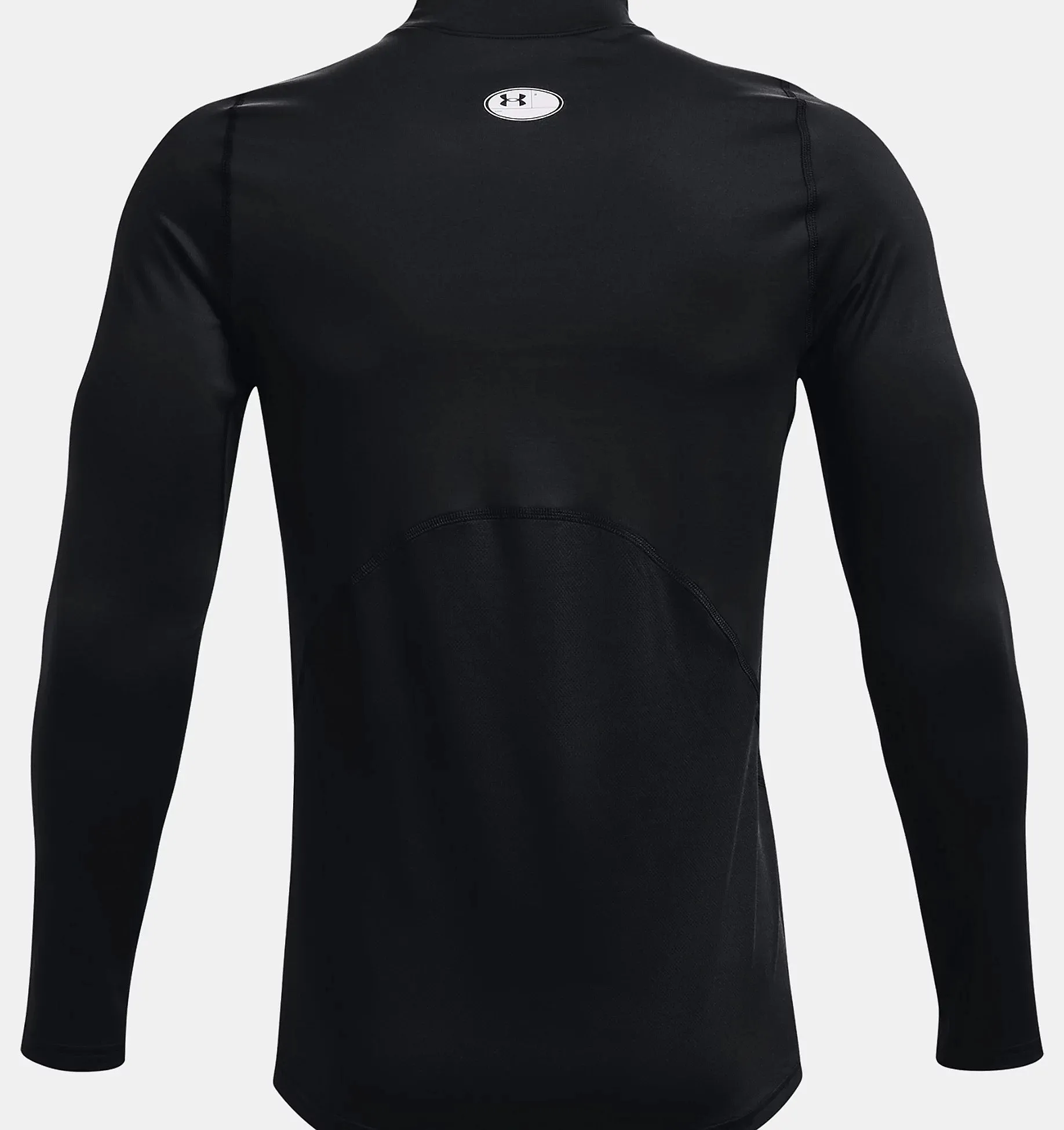 T-Shirt Under Armour ColdGear Armour Fitted Mock LS - 001/Black/White - men´s