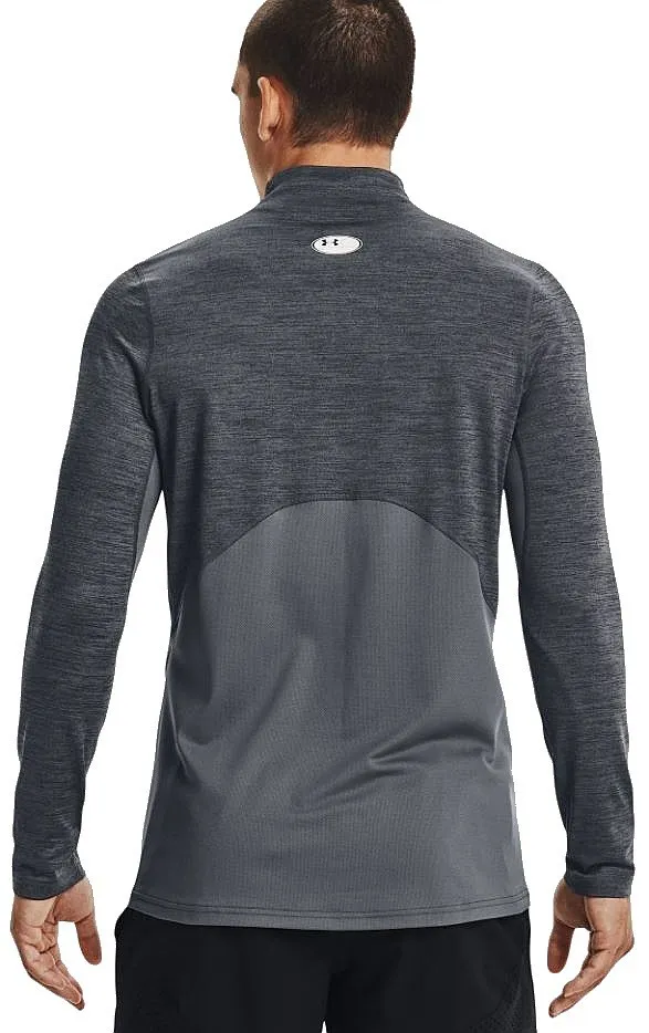 T-Shirt Under Armour ColdGear Armour Fitted Twist Mock LS - 012/Pitch Gray/Reflective - men´s