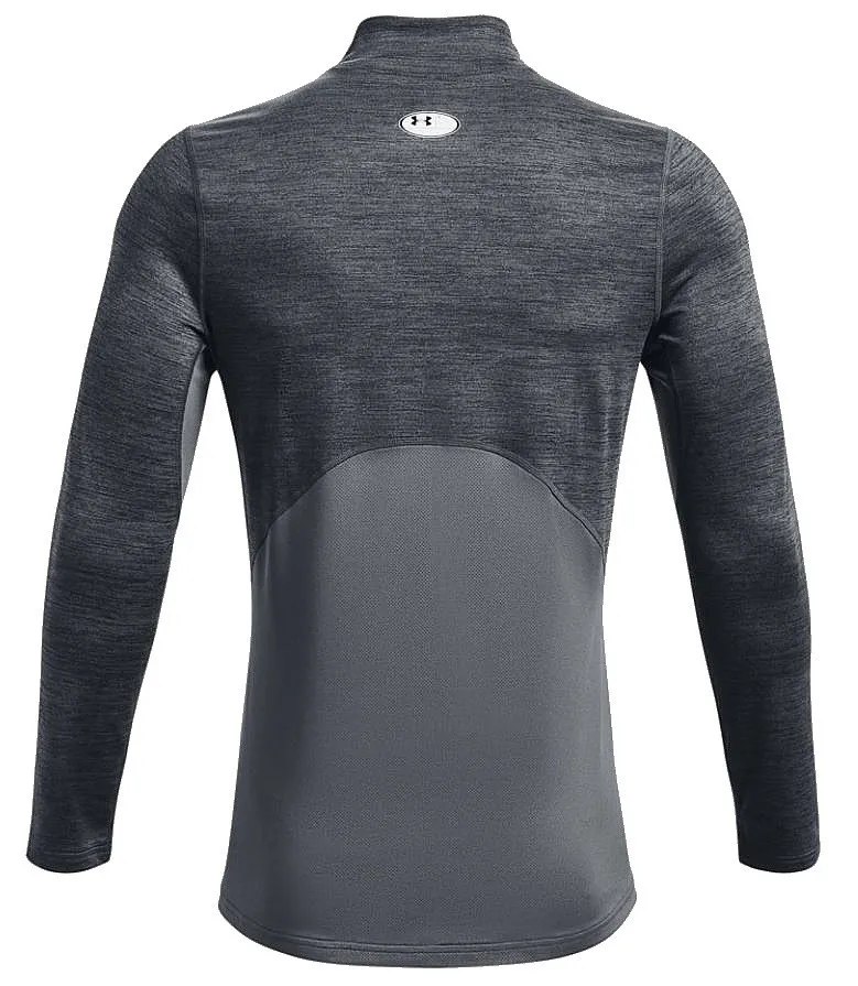 T-Shirt Under Armour ColdGear Armour Fitted Twist Mock LS - 012/Pitch Gray/Reflective - men´s