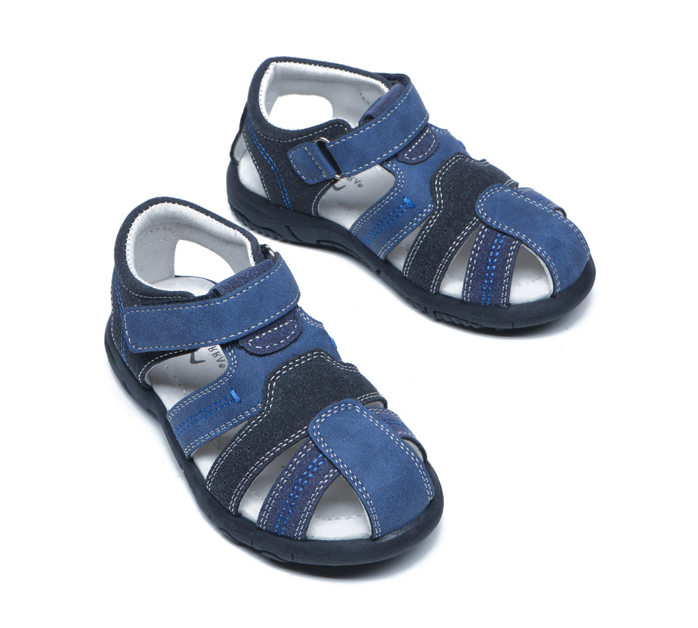 TARRAMARRA Kids Hook And Loop Roma Easy Walk Sandals