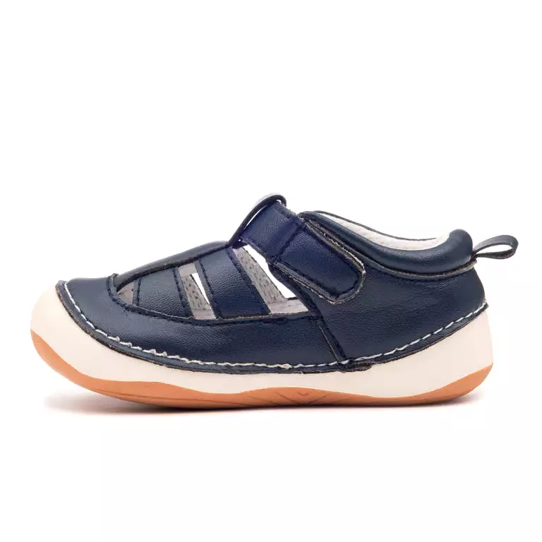 TAYLOR navy blue unisex baby and toddler sandals