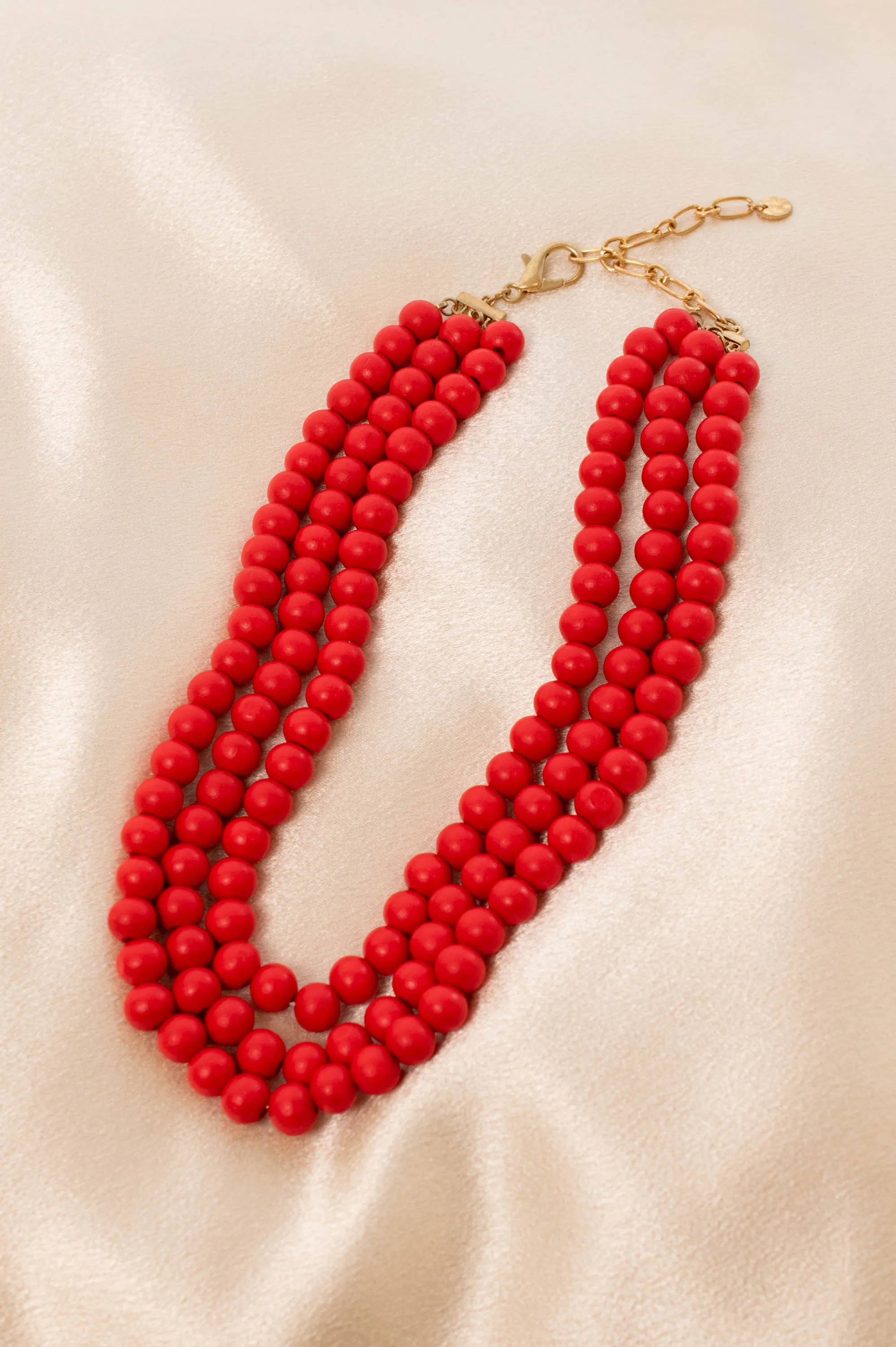 There's Layers To This Necklace, Red