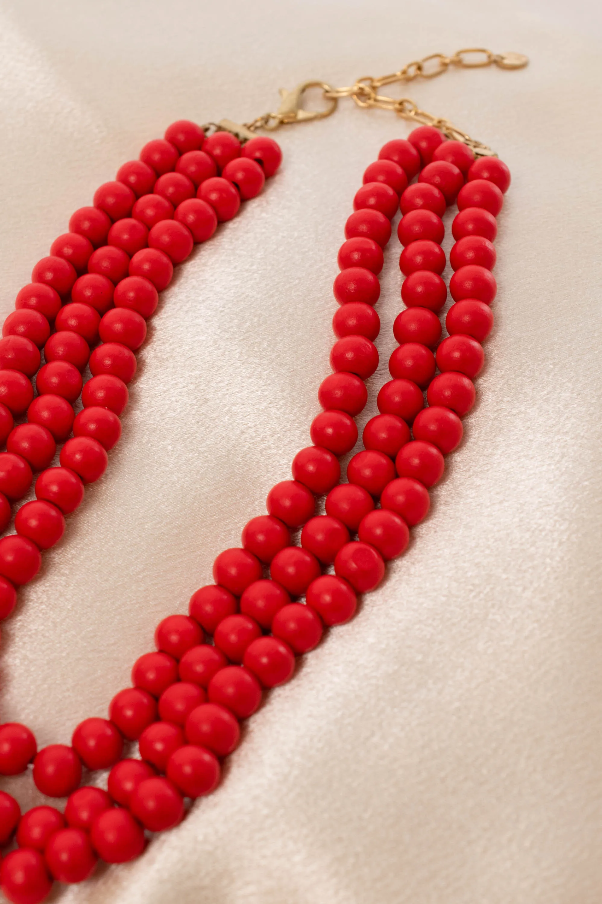 There's Layers To This Necklace, Red