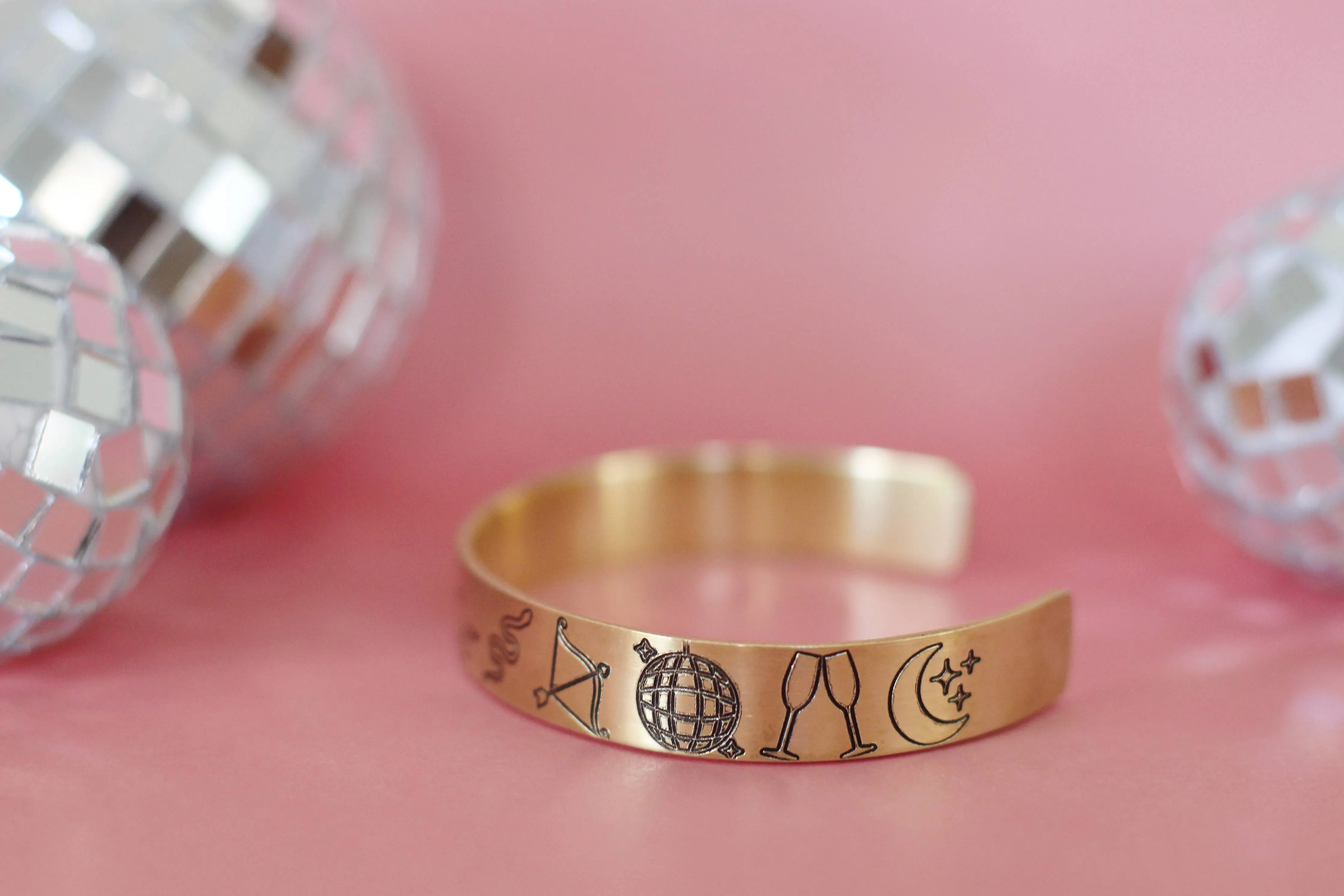 TS Album Eras Engraved Cuff Bracelet