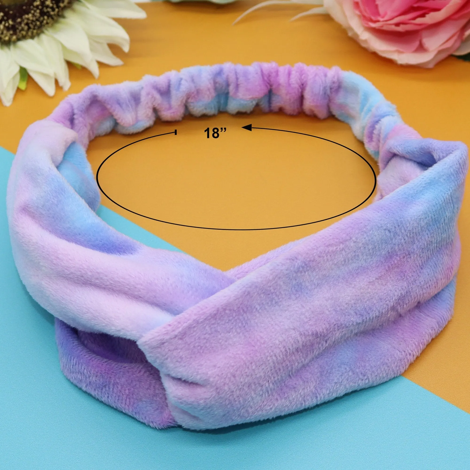 Ultra Soft Stretch Knot Headbands - Tie Dye 4 Pack