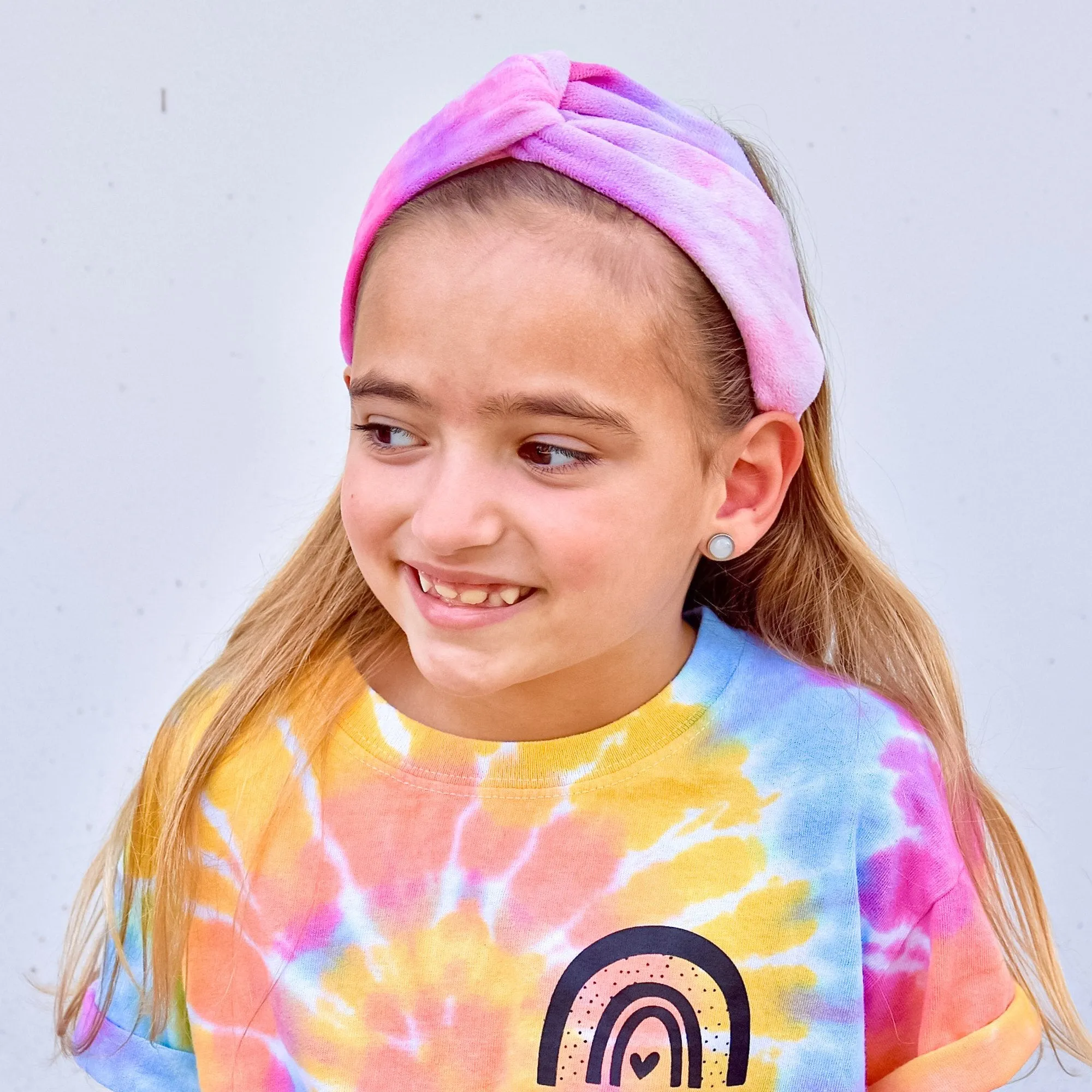 Ultra Soft Stretch Knot Headbands - Tie Dye 4 Pack