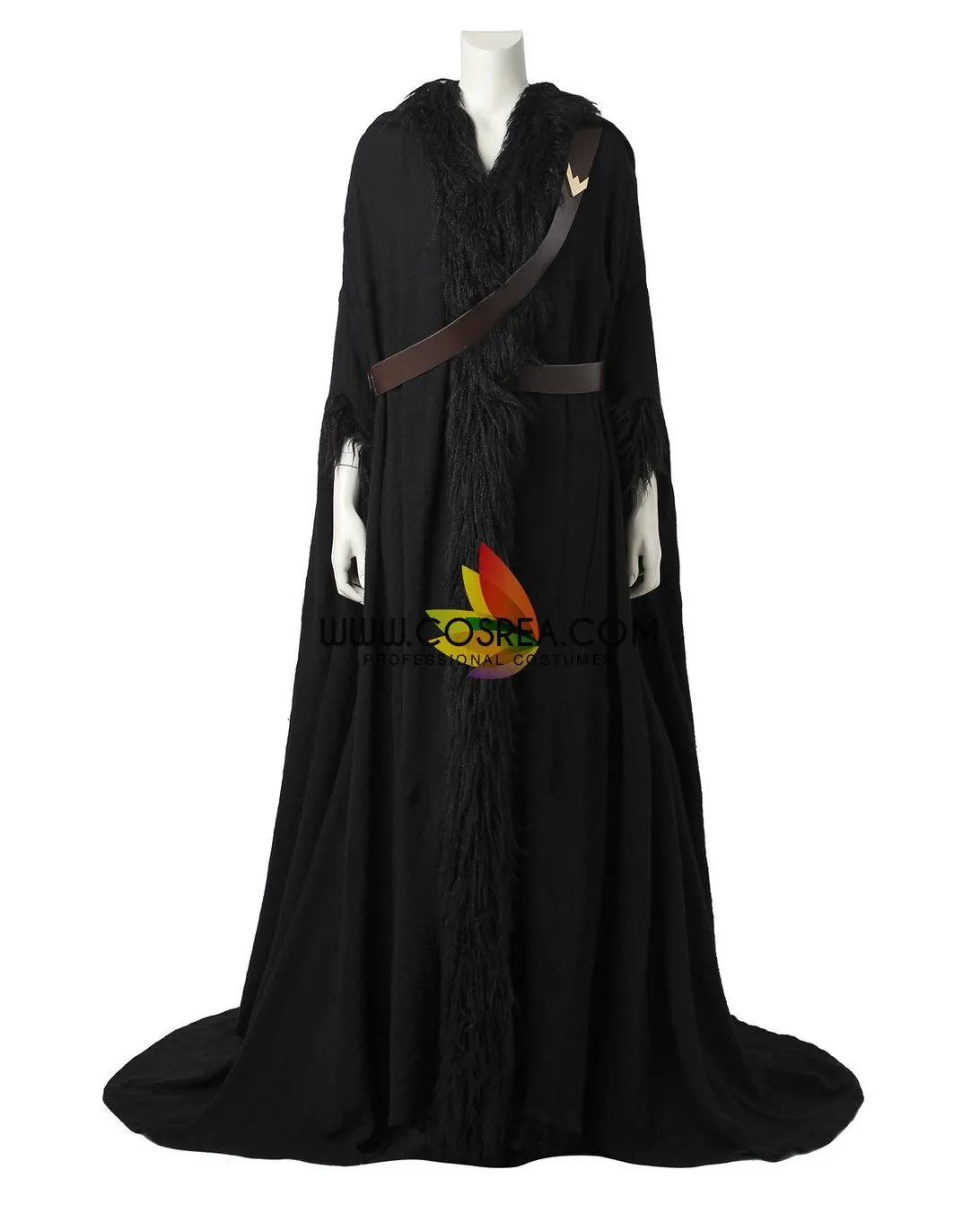 Wonder Woman Faux Fur Cloak With Belt Set Cosplay Costume