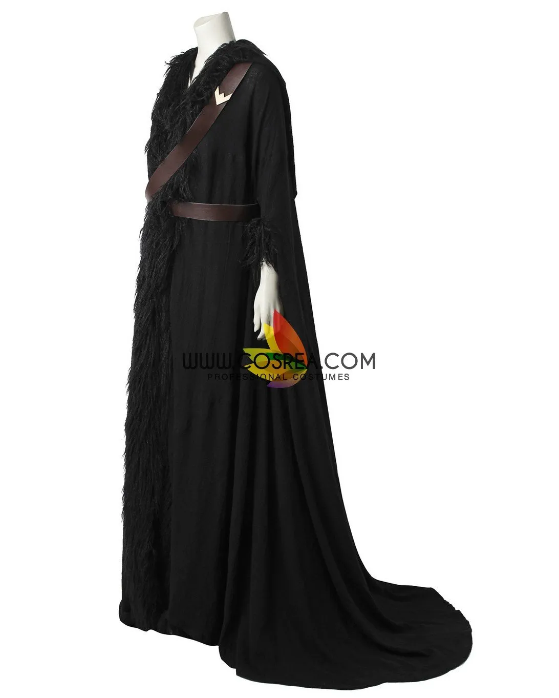 Wonder Woman Faux Fur Cloak With Belt Set Cosplay Costume