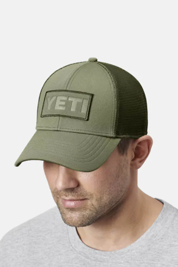 Yeti Olive on Olive Patch Trucker Hat