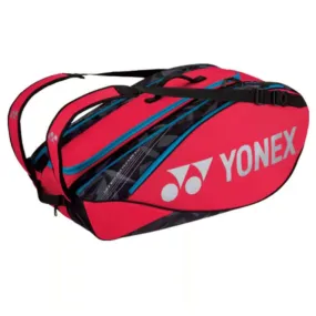 YONEX BA92229EX Pro 9R Badminton Kit Bag (Scarlet)