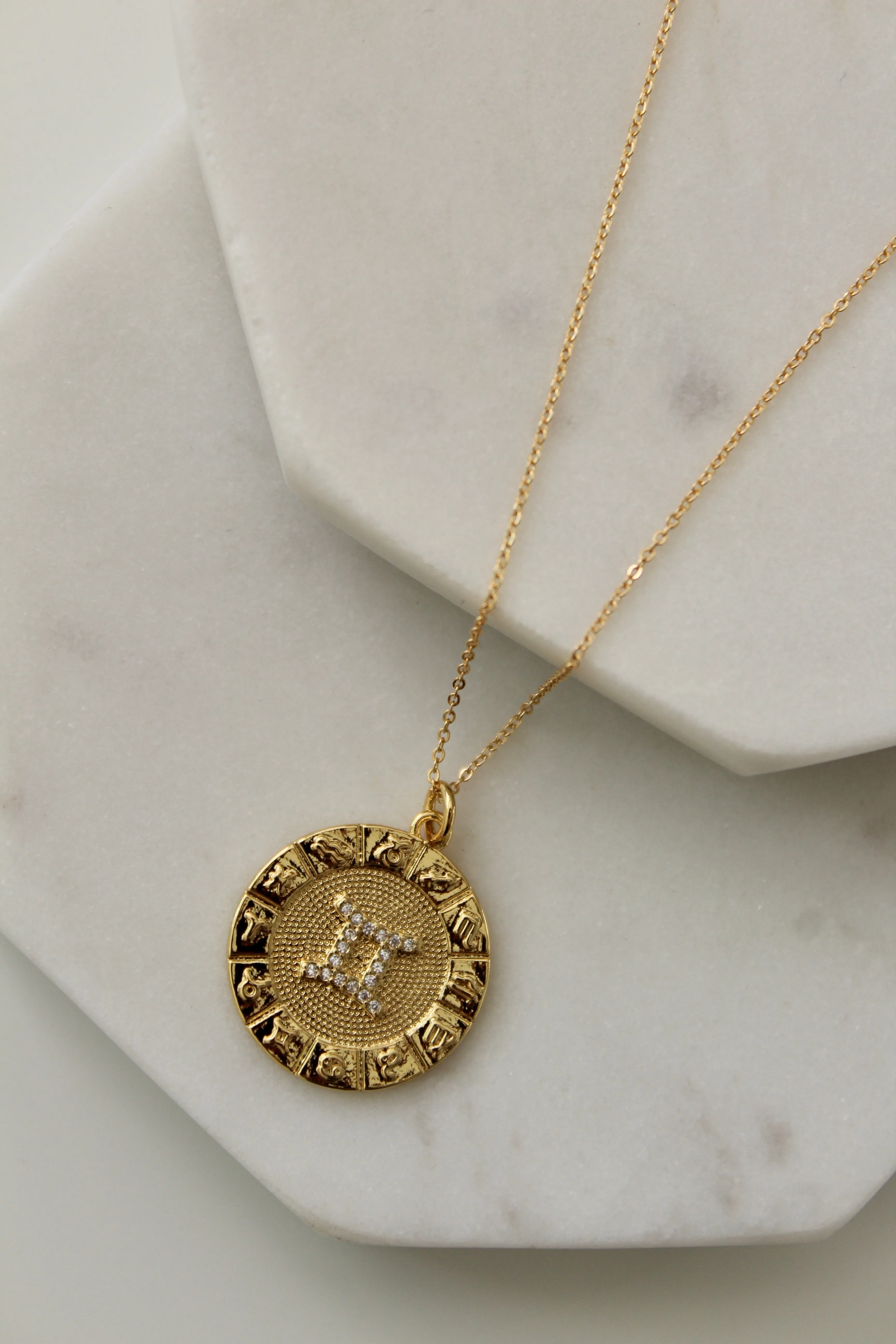 Zena Zodiac Sign Necklace